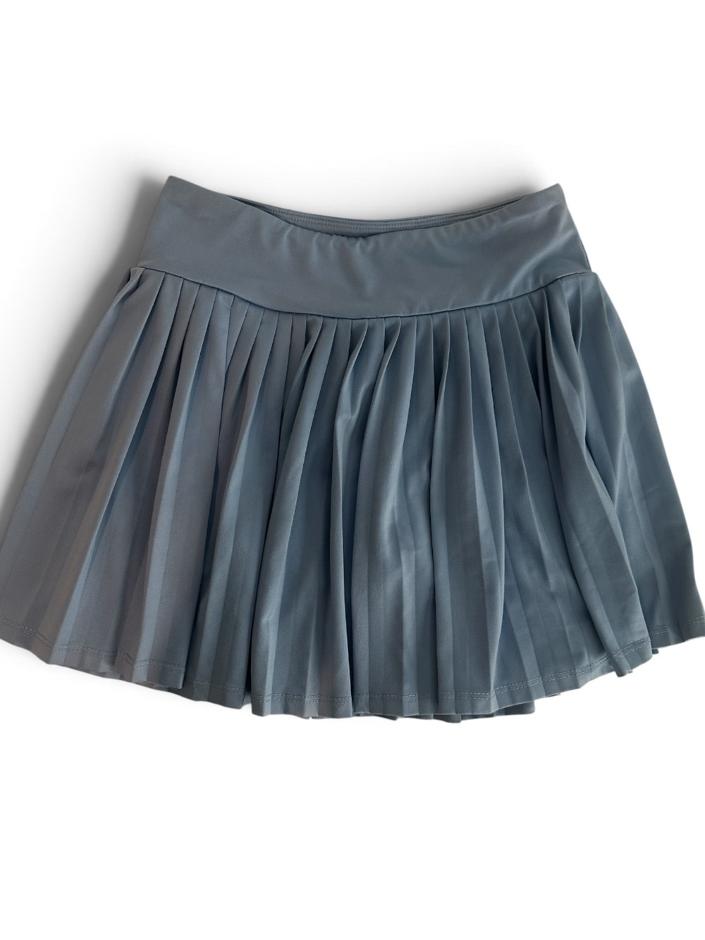 art class Pleated tennis Skirt in Blue Gray girls Large